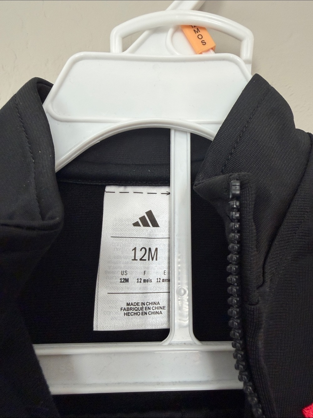 adidas Black & Red Toddler Track Jacket and Pants Set - Picture 3 of 5